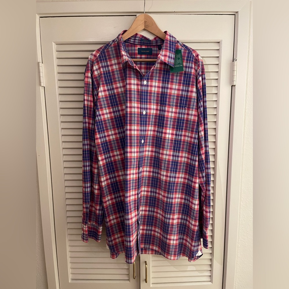 Fairlane Plaid Woven Dress Shirt